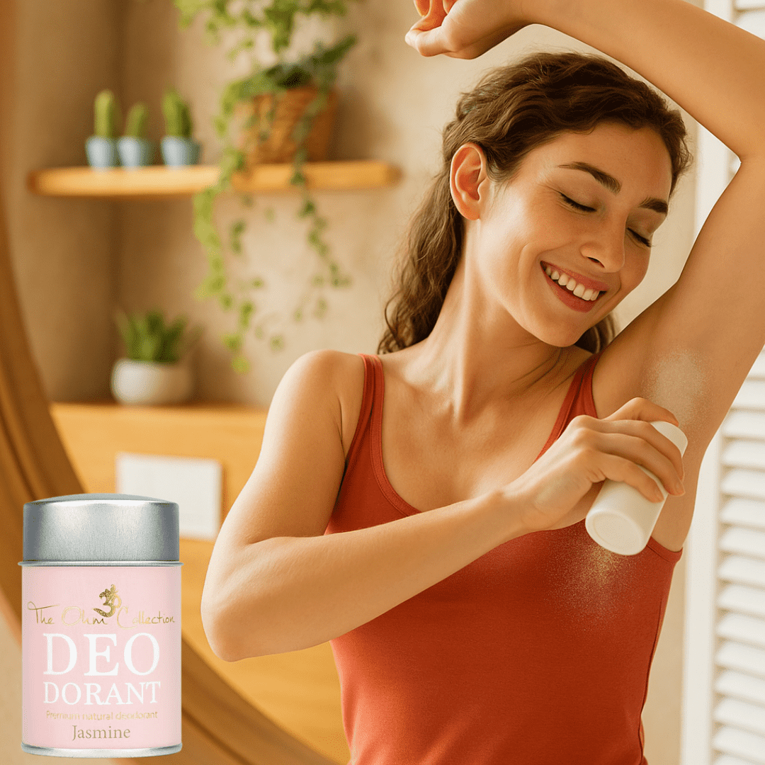 Aplikace pudrového deodorantu